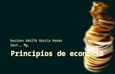 Principios de economía Gustavo Adolfo García Henao Zoot., Mg.