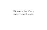 Microevolución y macroevolución. Pregunta ¿Cuál es la diferencia entre microevolución y macroevolución?