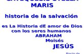 CATEQUESIS STELLA MARIS historia de la salvación es La Historia dE amor de Dios con los seres humanos ABRAHAM Moisés JESÚS CATEQUESIS STELLA MARIS historia.