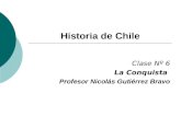 Historia de Chile Clase Nº 6 La Conquista Profesor Nicolás Gutiérrez Bravo.