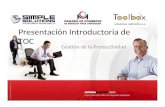Presentación Introductoria de TOC Gestión de la Productividad.