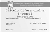 Cálculo Diferencial e Integral Integrales Área Académica: Ingeniería Mecánica Profesor(a): M. en C. Yira Muñoz Sánchez Periodo: Enero – Junio 2015.
