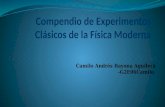 Camilo Andrés Bayona Aguilera -G2E06Camilo. Cuantización de la energía La experiencia que realizaron Franck y Hertz en 1914 es uno de los experimentos.