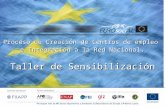 Proceso de Creación de Centros de empleo e Integración a la Red Nacional. Taller de Sensibilización.