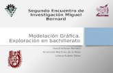 Modelación Gráfica. Exploración en bachillerato Segundo Encuentro de Investigación Miguel Bernard.