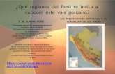 ¿Qué regiones del Perú te invita a conocer este vals peruano? Y SE LLAMA PERÚ Cosechando mis mares, sembrando mis tierras yo quiero más a mi patria, Mi.