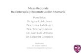 Mesa Redonda Radioterapia y Reconstrucción Mamaria Panelistas Dr. Ignacio Mc Lean Dra. Luisa Rafailovici Dra. Silvina Lemoine Dr. Juan Luis Uriburu Dr.