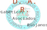 Diabéticos Asociados Riojanos D. A. R.. Año nacimiento Antecedentes diabéticos 1999A: Un tío es diabético tipo I desde los 18 años. 1989B: Dos primas.