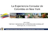 Consulado General de Colombia en New York, Ministerio de Relaciones Exteriores República de Colombia La Experiencia Consular de Colombia en New York OEA-CEAM.