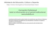 Formación Profesional toda la información en el portal institucional:   Ministerio de Educación, Cultura.
