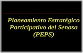 Planeamiento Estratégico Participativo del Senasa (PEPS)