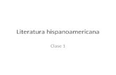 Literatura hispanoamericana Clase 1. El encuentro con el Otro.