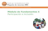 1 Módulo de Fundamentos 4 Participación e inclusión.