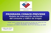 “Taller sobre calidad de las políticas locales de reducción del consumo de drogas en Iberoamérica” Cartagena de Indias (Colombia), del 27 al 1 de mayo.