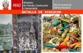 BATALLA DE AYACUCHO. La batalla de Ayacucho fue uno de los grandes enfrentamiento dentro de las campañas terrestres de las guerras de independencia hispanoamericanas.