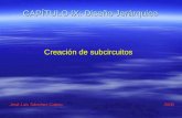 CAPÍTULO IX: Diseño Jerárquico Creación de subcircuitos José Luis Sánchez Calero 2006.