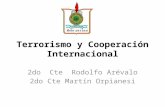 Terrorismo y Cooperación Internacional 2do Cte Rodolfo Arévalo 2do Cte Martín Orpianesi.