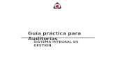 Guía práctica para Auditorías SISTEMA INTEGRAL DE GESTIÓN.