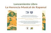 Lanzamiento Libro La Herencia Musical de Rapanui.