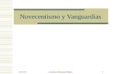 Novecentismo y Vanguardias 10/10/2015 1 Carolina Zelarayán Ibáñez.