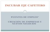 “ FUENTES DE EMPLEO” CREACIÓN DE EMPRESAS Y NUEVOS NEGOCIOS INCUBAR EJE CAFETERO.