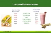La comida mexicana Productos Herbalife Bajo Alto La Comida Mexicana Alta Baja AZÚCAR GRASAS SAL CALORÌAS PROTEÍNA FIBRA.