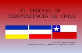 EL PROCESO DE INDEPENDENCIA DE CHILE Profesor: Sebastián Mella. Asignatura: Historia, Geografía y Ciencias Sociales.