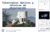 Telescopios ópticos y técnicas de observación