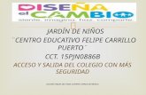 JARDÍN DE NIÑOS  ¨CENTRO EDUCATIVO FELIPE CARRILLO PUERTO¨ CCT. 15PJN0886B