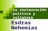 La restauración política y religiosa