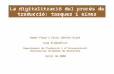 La digitalització del procés de traducció: tasques i eines
