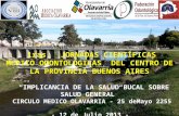 1ras.  JORNADAS CIENTÍFICAS  MEDICO ODONTOLÓGICAS  DEL CENTRO DE LA PROVINCIA BUENOS AIRES