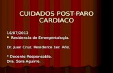 CUIDADOS POST-PARO CARDIACO
