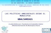 LAS POLÍTICAS AMBIENTALES DESDE EL MUNICIPIO UDALSAREA21