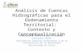 Análisis de Cuencas Hidrográficas para el Ordenamiento Territorial:  Contexto y Conceptualización