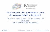 Huerta Familiares y Escuelas de Adultos  en Centros de Diálisis