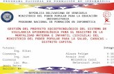 REPÚBLICA BOLIVARIANA DE VENEZUELA MINISTERIO DEL PODER POPULAR PARA LA EDUCACIÓN UNIVERSITARIA