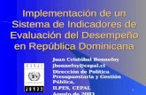 Implementación de un Sistema de Indicadores de Evaluación del Desempeño en República Dominicana