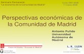 Seminario Permanente “La economía de la Comunidad de Madrid”