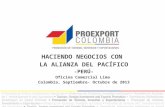 HACIENDO NEGOCIOS CON  LA ALIANZA DEL PACÍFICO - PERÚ- Oficina  Comercial  Lima