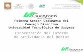 Primera Sesión Ordinaria del Consejo Directivo Universidad Tecnológica de Guaymas