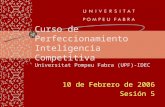 Curso de Perfeccionamiento Inteligencia Competitiva Universitat Pompeu Fabra (UPF)-IDEC