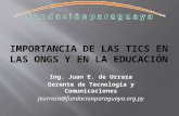 Importancia de las  TICs  en las  ONGs  y en la educación