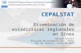 CEPALSTAT D iseminación  de estadísticas regionales en línea