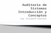 Auditoria de  Sistemas Introducción  y  Conceptos
