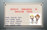 PROYECTO   TRANSVERSAL   DE EDUCACIÓN   SEXUAL