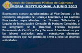 Colegio de Contadores Públicos de Cajamarca MEMORIA INSTITUCIONAL  A JUNIO  2013