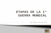 ETAPAS DE LA 1ª GUERRA MUNDIAL