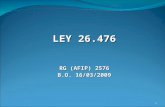 LEY 26.476