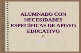 ALUMNADO CON NECESIDADES ESPECÍFICAS DE APOYO EDUCATIVO Y  ALCAIN